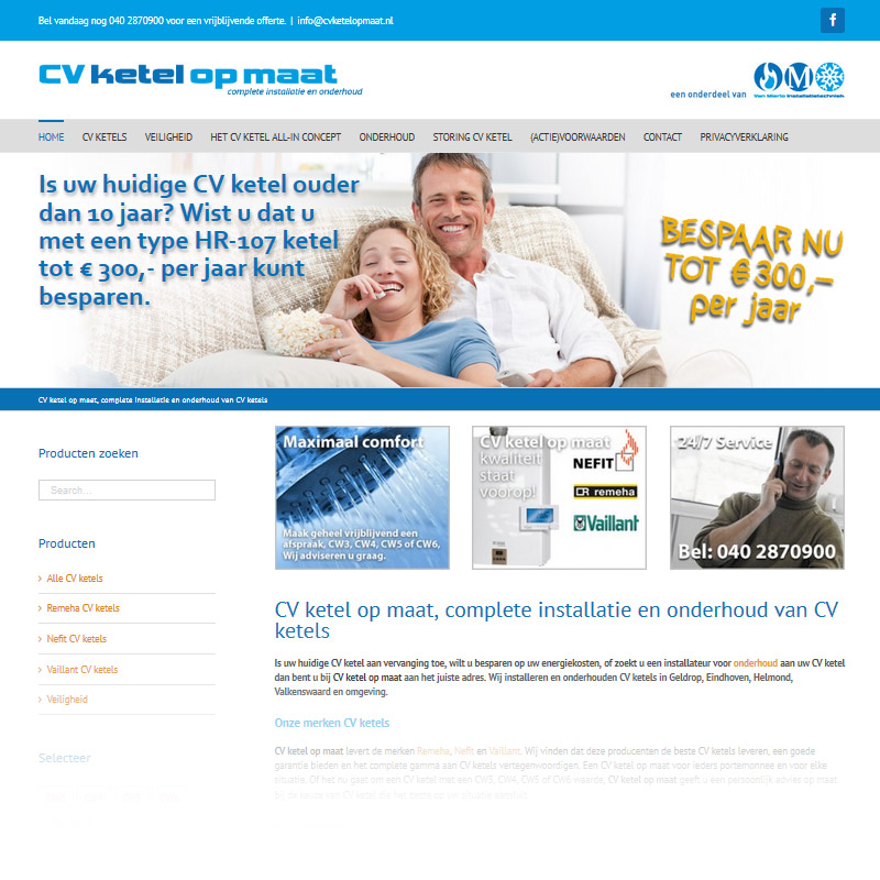 webdesign cvketelopmaat.nl macman veldhoven