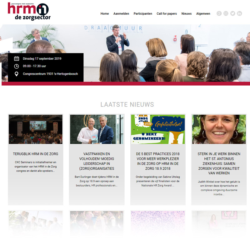 hrmindezorg.nl website ontwerp